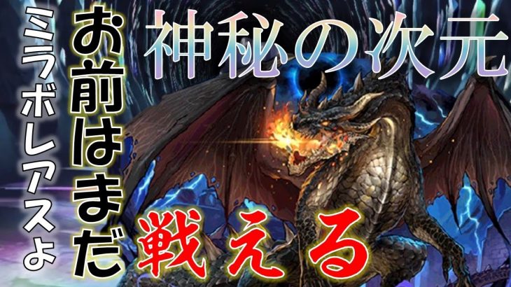 【パズドラ】76ミラボレアスで神秘の次元　お前はまだ戦える