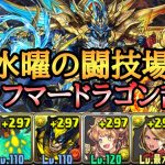 【パズドラ】水曜の闘技場を羽川×マーベルで攻略【ブラフマードラゴン】