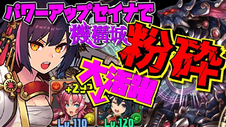 セイナ✖️シーウルフで機構城　パズル難民でも勝てる強さ！サブのアイツが大活躍w　パズドラ