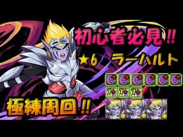 【パズドラ】ラーハルト使って極練の闘技場周回‼代用キャラ多数あり‼