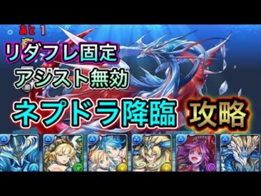 ネプドラ降臨攻略 水転生ヴァルキリーが強い ネプチューンドラゴン降臨【パズドラ】