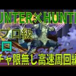 HUNTER×HUNTERコラボ超プロ級 ガチャ限無しソロ高速周回編成(パズドラ/パズル&ドラゴンズ/PUZZLE&DRAGONS)