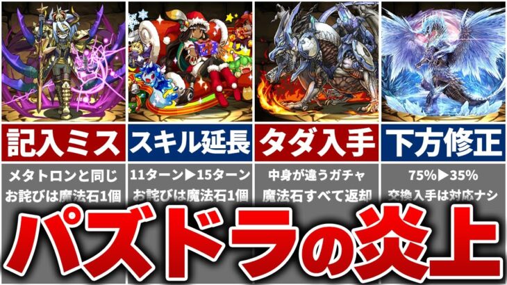 パズドラ 史に残る歴史的ガチャ炎上事件まとめ