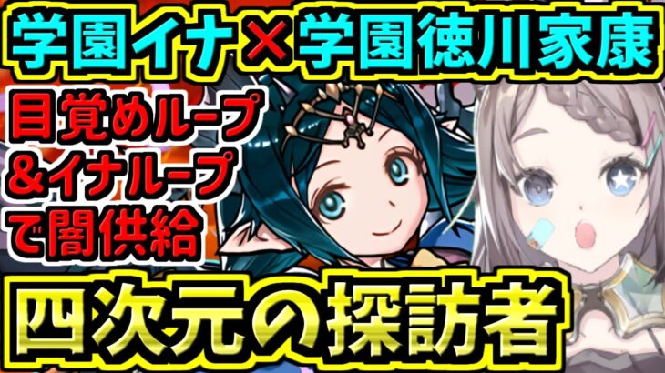 学園イナ×学園徳川家康で行くよ！四次元の探訪者【パズドラ】