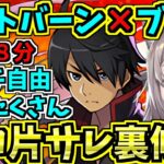 【１周８分】片サレ裏修羅ミストバーン×ブラックバード周回ランク上げ編成！阿良々木入り！物語シリーズコラボ【パズドラ】