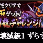 戦国龍チャレンジ 壊滅級1を毛利×シズクで攻略【パズドラ】