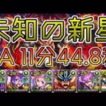【パズドラ】未知の新星！業炎の百龍！クリアタイム11分44.8秒！76パイモンPTでタイムアタック！