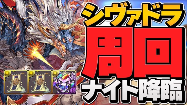 シヴァドラでナイト降臨をソロ周回！1周3分で快適に素材を集めよう！【パズドラ】