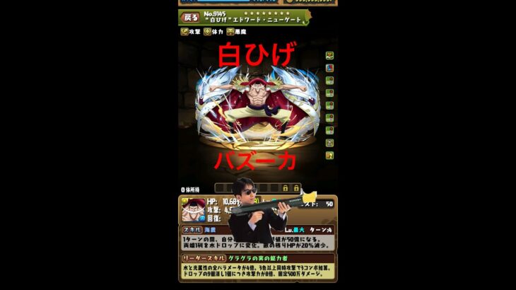 【パズドラ】白ひげ「これが268,435,456倍だぁぁぁぁ」