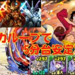 〜パズドラ〜  トウカループ採用ルフィ編成で5分台安定攻略!![ナイト降臨]