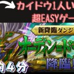 【パズドラ】今が周回のチャンス！！全ワンピースキャラでオーディン＝ドラゴン簡単攻略！