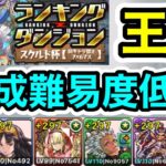 【パズドラ】王冠5%以内！ランキングダンジョン！スクルド杯！編成難易度低め！スピード重視で点数アップ！余裕で王冠圏内！348,152点！【ランダン】