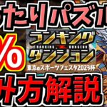 【ランダン】まったりパズルで1％！パズル難民救済！組み方＆立ち回り解説！東京eスポーツフェスタ2023杯【パズドラ】