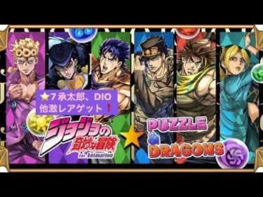 パズドラ❗️JOJOコラボガチャ✨承太郎、DIO他激レアゲット#パズドラ #ジョジョの奇妙な冒険 #jojo #承太郎