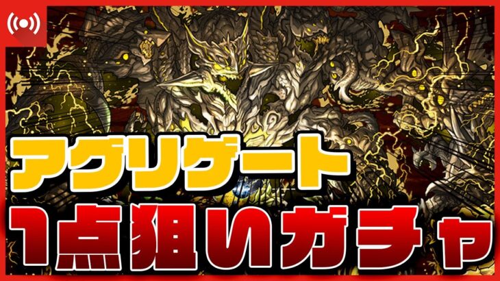 【パズドラドラゴン縛り】勝てないなら引けばいい!!!龍現門・アグリゲート1点狙いガチャ!!!