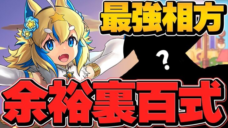 正月フェルル最強時代！？裏百式も3色陣ループで安定破壊！最新テンプレ編成！【パズドラ】