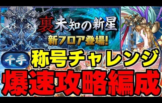 【裏千手チャレンジ】アマテラスドラゴンが強い！激ムズダンジョン攻略編成立ち回り解説！【パズドラ】