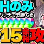 キャラ&武器全てH×H縛りで最強テンプレ！これなら誰でも組める！？LV15攻略！【パズドラ】