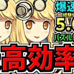 【最高効率】経験値5.6倍！両サレ裏修羅！パズル教室なし 6-8分台！ランク上げ編成！代用・立ち回り解説！サレサレ裏修羅！【パズドラ】