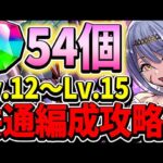 共通編成で魔法石大量GET！バーテンダートウカで３月のチャレンジダンジョンLv12〜Lv15を攻略！！【パズドラ実況】