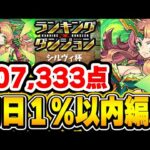 あの無課金キャラも活躍！！とにかく木と光の列を組むだけ！！シルヴィ杯の初日１％以内編成を紹介！！【パズドラ実況】