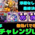 【GWチャレンジ】遂に到達！Lv5を無効パで攻略【パズドラ】