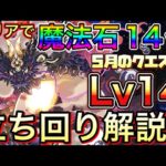 【Lv14】クリアで魔法石14個！5月のクエストダンジョン14をゴウテンで攻略【パズドラ】【チャレダン14】