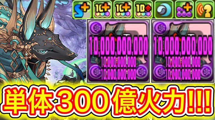 【最強】パズドラ界1位の単体火力！？ 『試練アヌビス』の300億システムがぶっ壊れすぎてやばい！！！！ 【パズドラ 電撃文庫 コラボ 超越アヌビス】