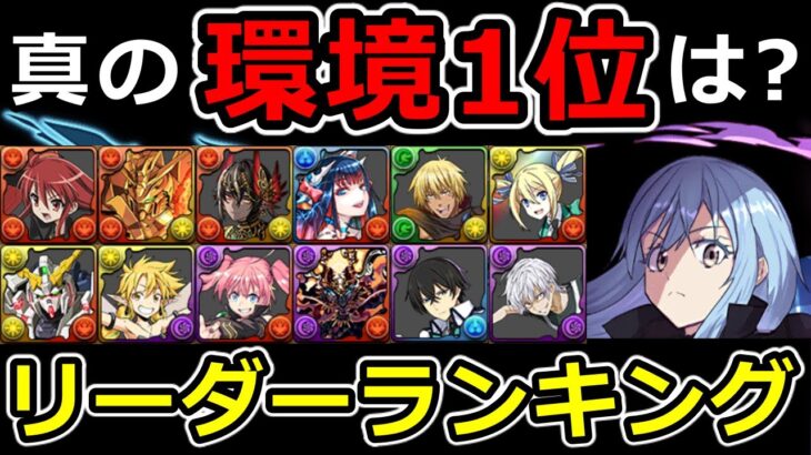 【環境1位は1体で十分！】環境最強リーダーランキング【パズドラ】