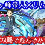 【パズドラ】竜ヶ峰帝人×変身リムルで新百式をさくさく攻略♪使ってみました【電撃文庫コラボ】