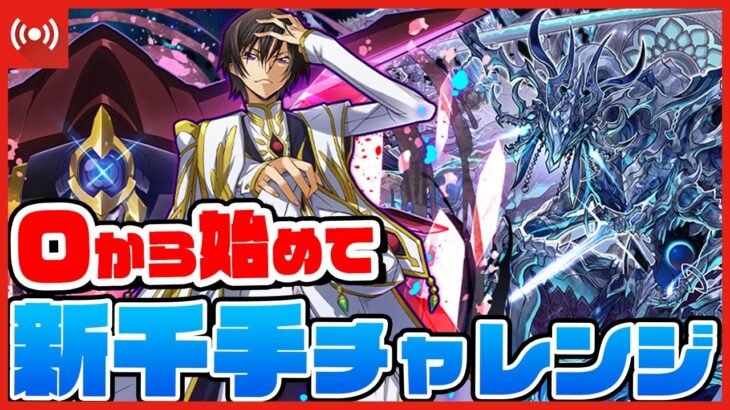 【パズドラドラゴン縛り】0から始めて『新千手』クリアするまで何時間かかるのか！？【コードギアスコラボ】