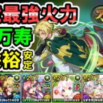 【最強火力】ジノ3体編成で新万寿安定攻略！【パズドラ】