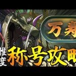 【新万寿】称号チャレンジ！ガチ初見で攻略する😄　#shorts  　#パズドラ【パズドラ】