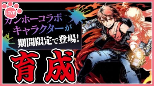 【パズドラ】ガンホーコラボの新キャラ育てながら雑談【雑談】