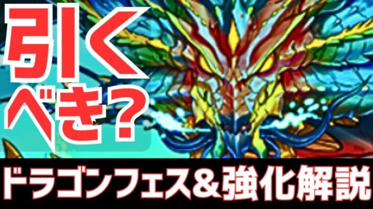 【パズドラ】明らかな罠ガチャだが・・・？ドラゴンフェス引くべきか&強化内容解説！