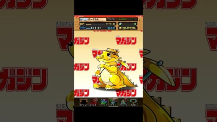 【パズドラ】マガジンコラボガチャ　１日３回引いてみた件　１日目  #パズドラ#マガジンコラボ #ガチャ