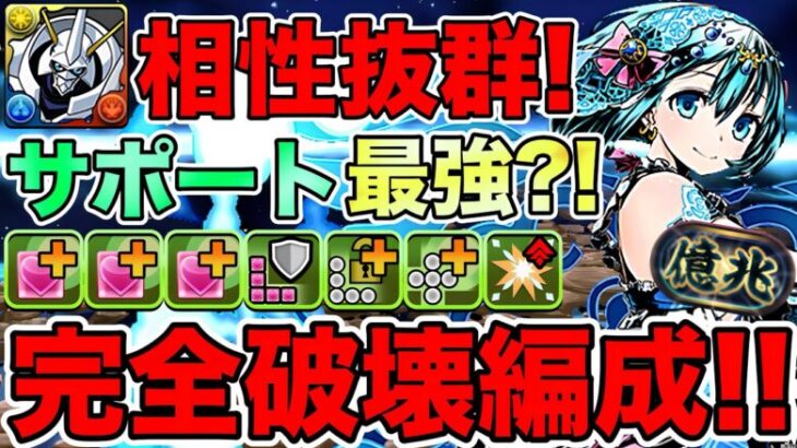 【パズドラ】部位完全破壊編成!!ヴィヴィアンがラクスを超えるサポート最強キャラに?!耐久力壊れすぎた！オメガモンとの相性抜群がヤバすぎるwwww 2パターン編成紹介！！