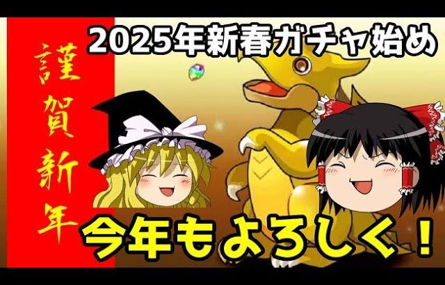 2025年新春ガチャ始め！【パズドラ】