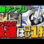 1周最速14分で1撃30億経験値！太一×オメガモンで十億チャレンジをぶっ壊す！ランク上げソロ最強編成【パズドラ】