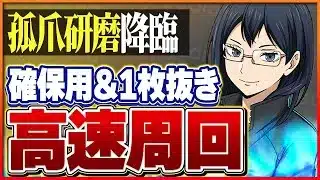 【孤爪研磨降臨】確保用&1枚抜き編成！バレノアループで快適周回！【パズドラ】