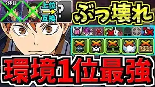 【環境1位】○○採用でさらに強くなった最強テンプレ解説！裏十億チャレンジ周回！ぶっ壊れ日向編成！代用・立ち回り解説！ハイキューコラボ/日向翔陽/影山飛雄【パズドラ】