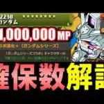 【結局何体必要？】シャア武器が大活躍中!!100万モンポ枠の白いガンダムは何体必要か、徹底解説します。【パズドラ】