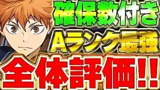 【全29体】ハイキューコラボはこのキャラが大当たり！！日向パ以外にも強いキャラ多数存在！！全体評価＆確保数解説！！【ハイキューコラボ】【パズドラ実況】＃パズドラ ＃ハイキューコラボ
