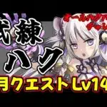 【パズドラ】最強試練ハクループ爆誕!?　オールハクPTで3月クエスト Lv14挑んだ結果！？【クエダン】【,,廿_廿,,】