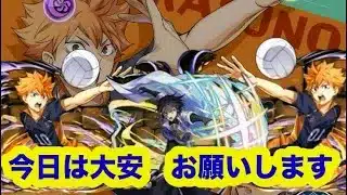 大安にハイキューコラボガチャ【パズドラ 】#吉日ガチャ #パズドラガチャ