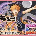 【パズドラ】ハイキューコラボ開催！新キャラ全部当てるまでガチャぶん回す！【思い出なんかいらん】