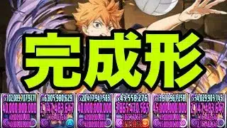 俺の完成した『日向翔陽最強編成』見てくれよ　ハイキューコラボ【パズドラ】