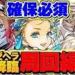 【運営やらかし】執事・ゼウス&メイド・ヘラ降臨の”1F先制攻撃”が”実質2600万”ダメージにｗｗノア3分台周回編成！【パズドラ】
