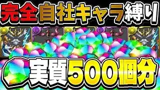 魔法石500個使えば自社キャラ縛りで12億に勝てる？【パズドラ】