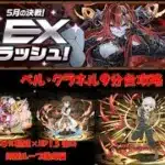 【パズドラ】5月の決戦！EXチャレンジ ベルクラネルで9分台攻略!